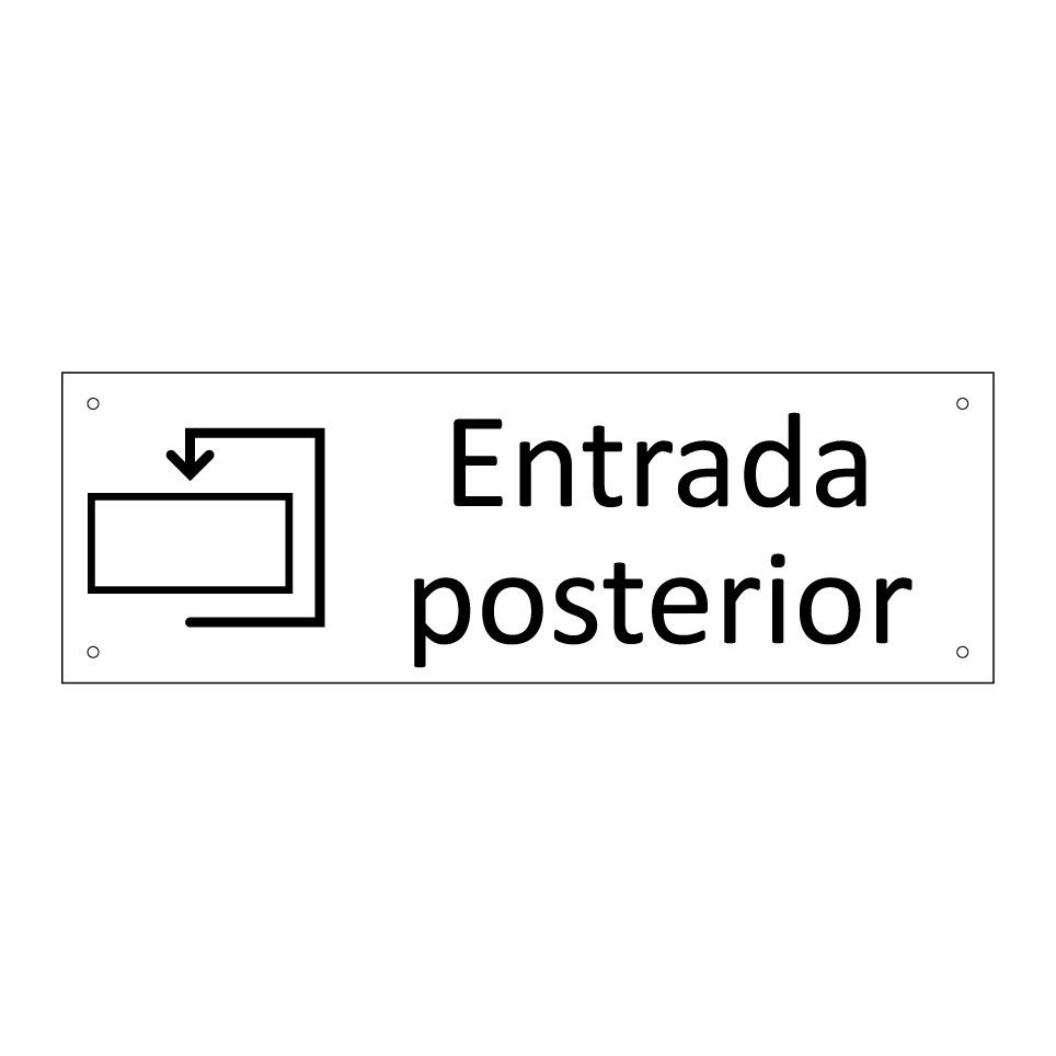 Entrada posterior