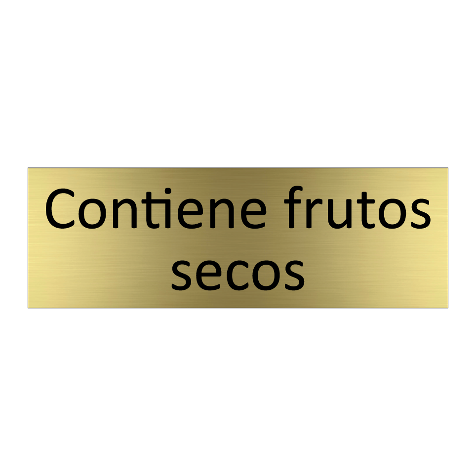 Contiene frutos secos