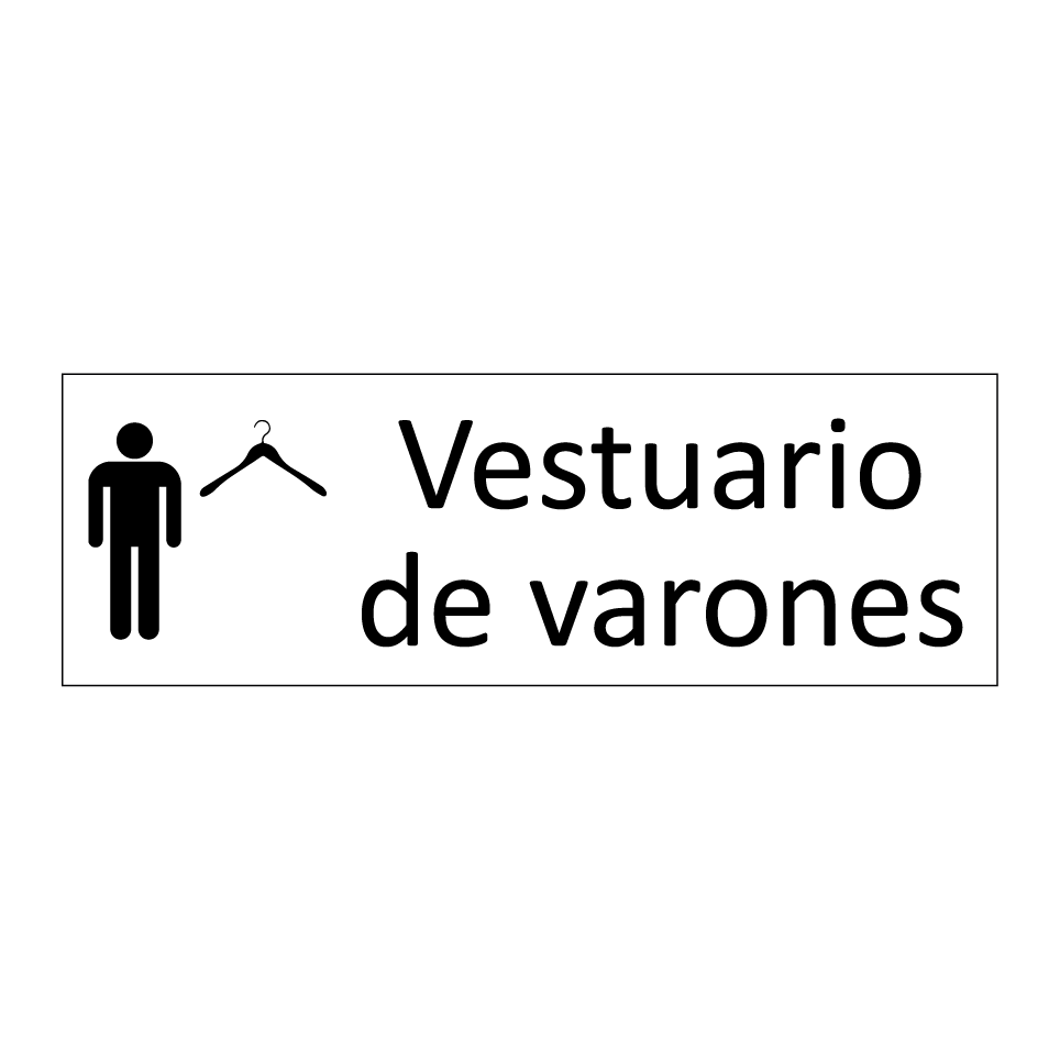 Vestuario de varones