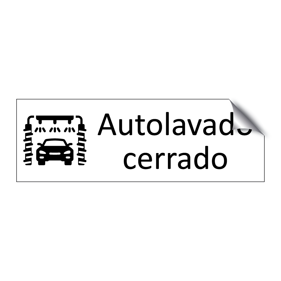 Autolavado cerrado