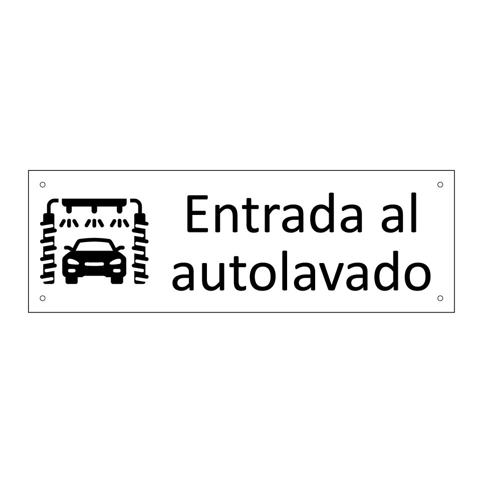 Entrada al autolavado