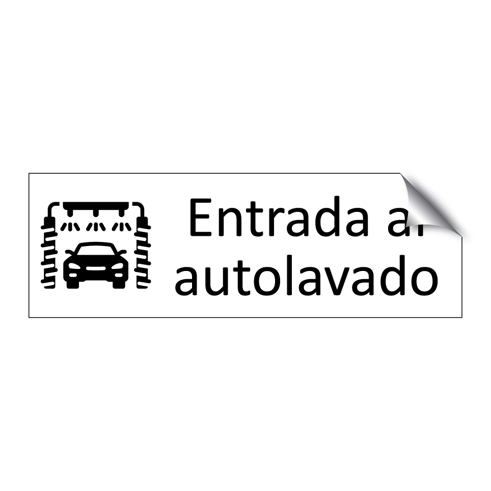 Entrada al autolavado