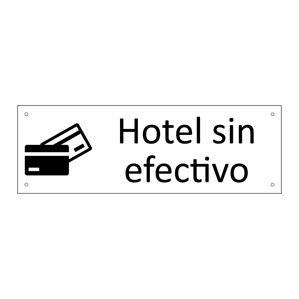 Hotel sin efectivo