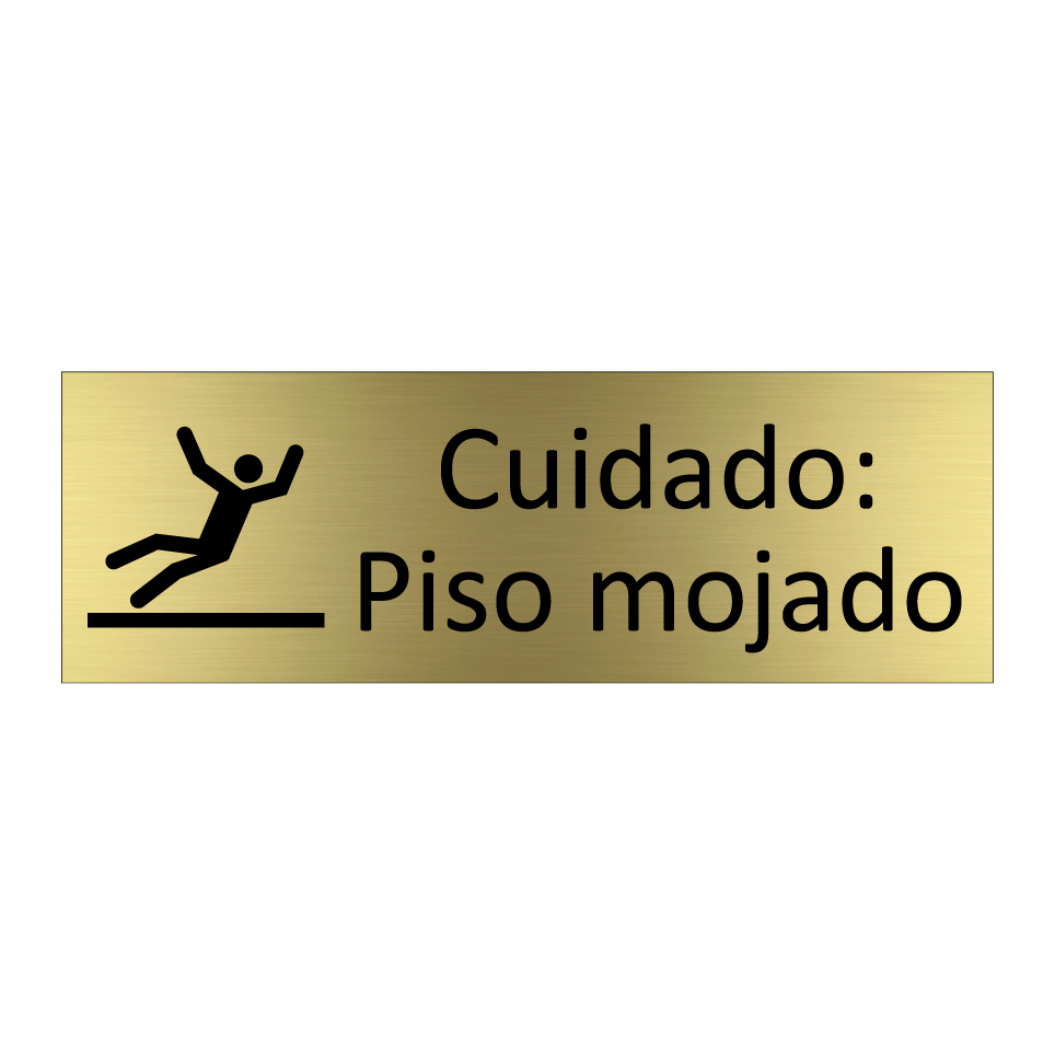 Cuidado: Piso mojado