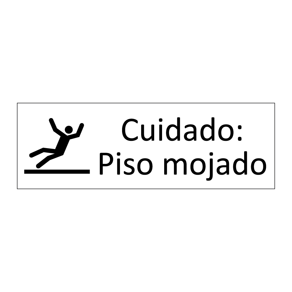 Cuidado: Piso mojado