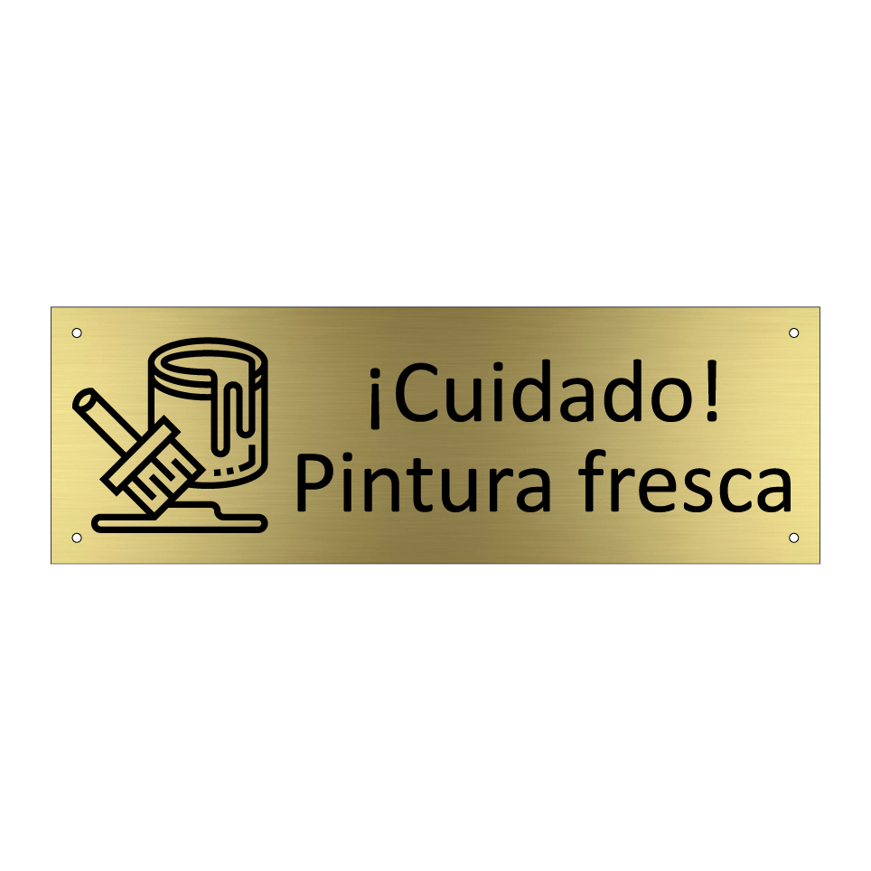 ¡Cuidado! Pintura fresca