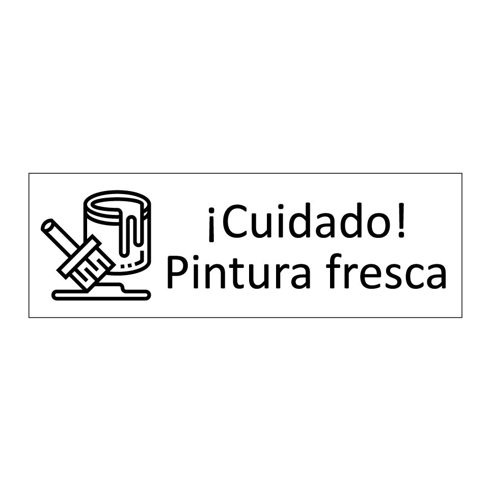 ¡Cuidado! Pintura fresca