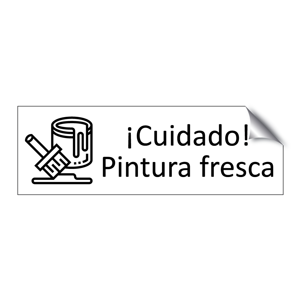 ¡Cuidado! Pintura fresca