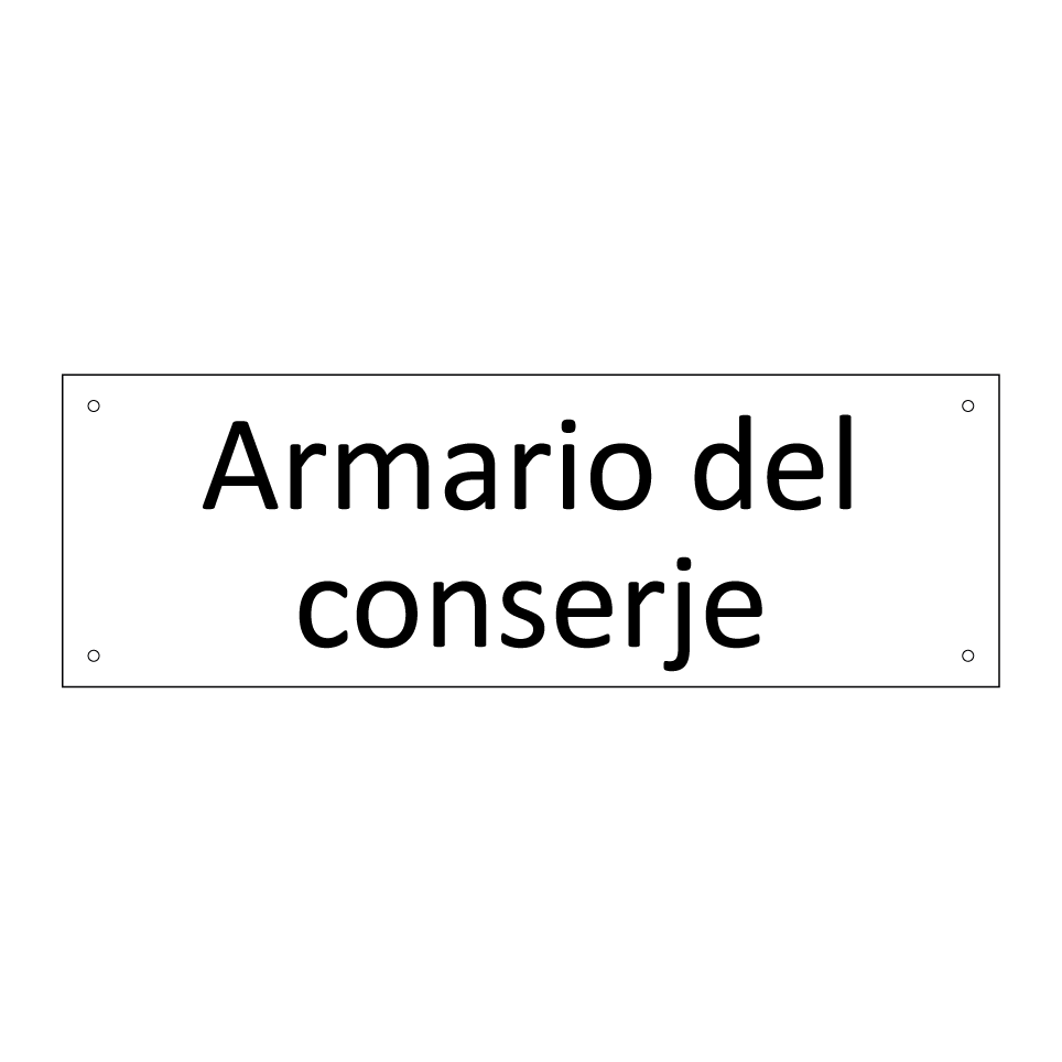 Armario del conserje