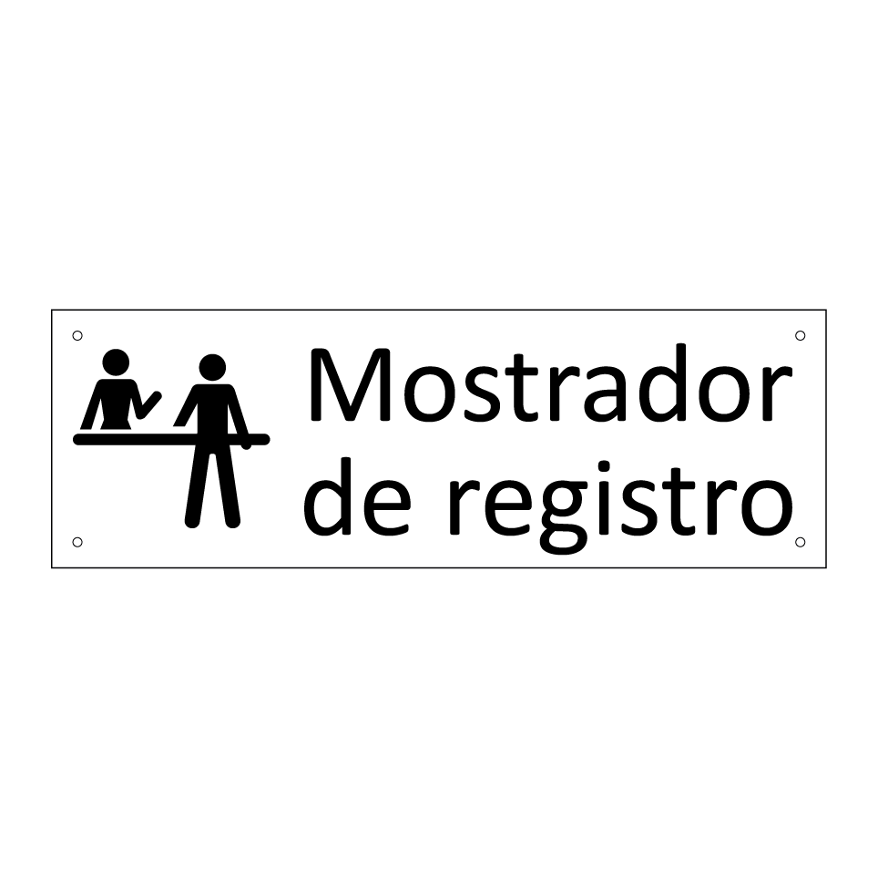 Mostrador de registro