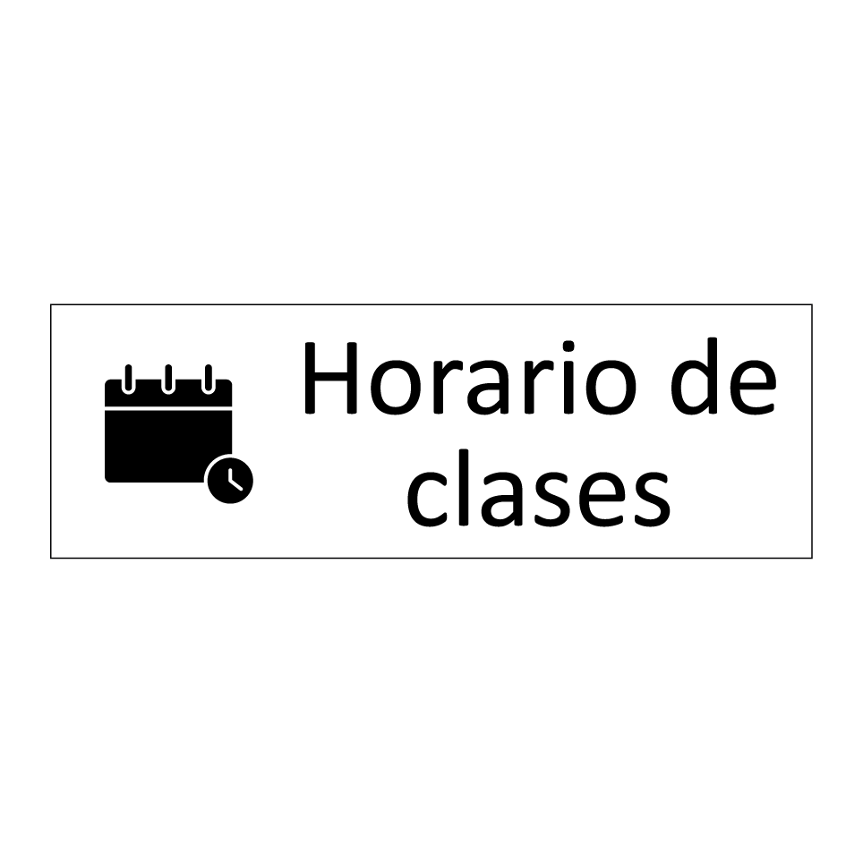 Horario de clases