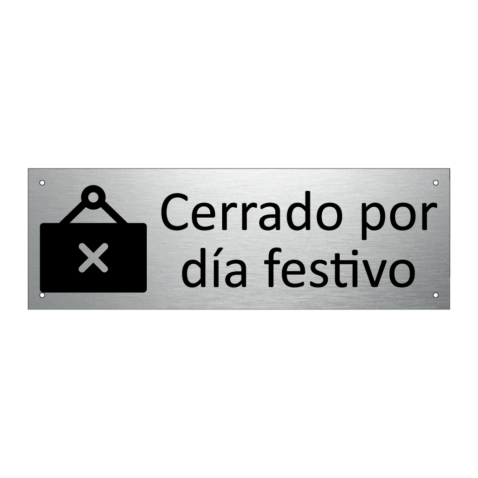 Cerrado por día festivo