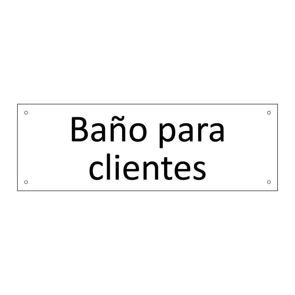 Baño para clientes
