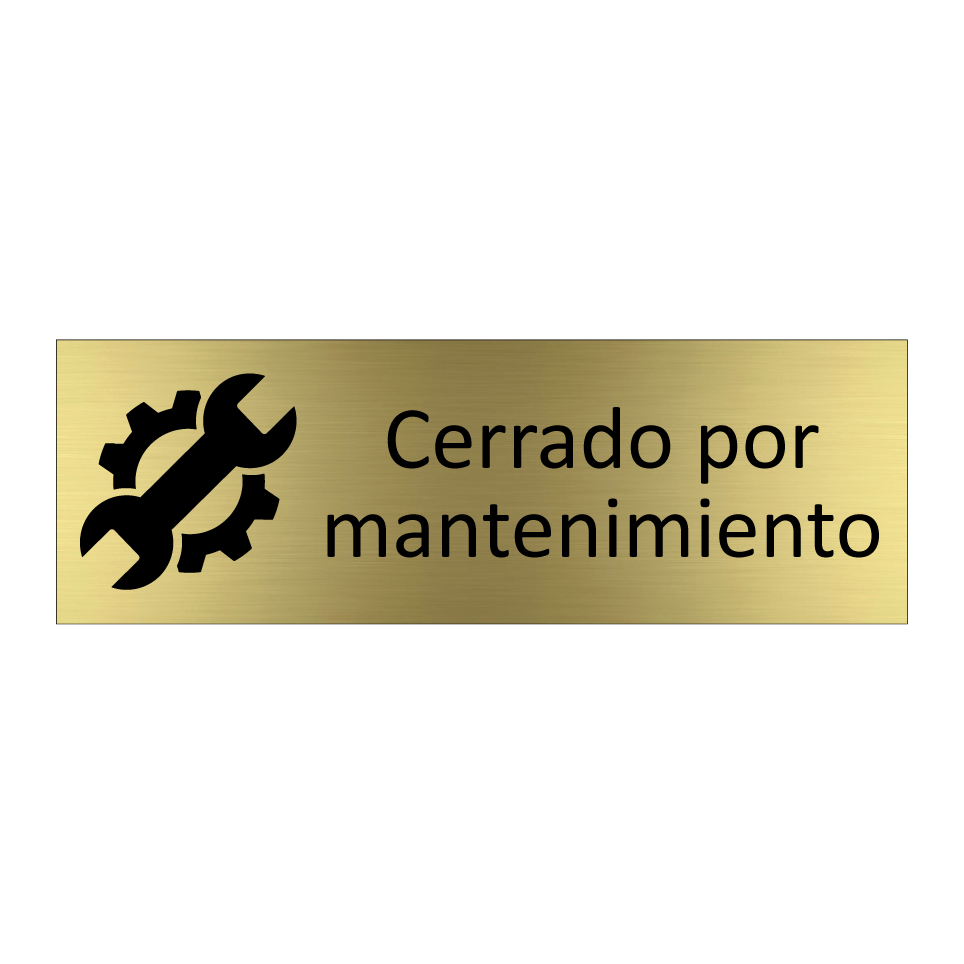 Cerrado por mantenimiento