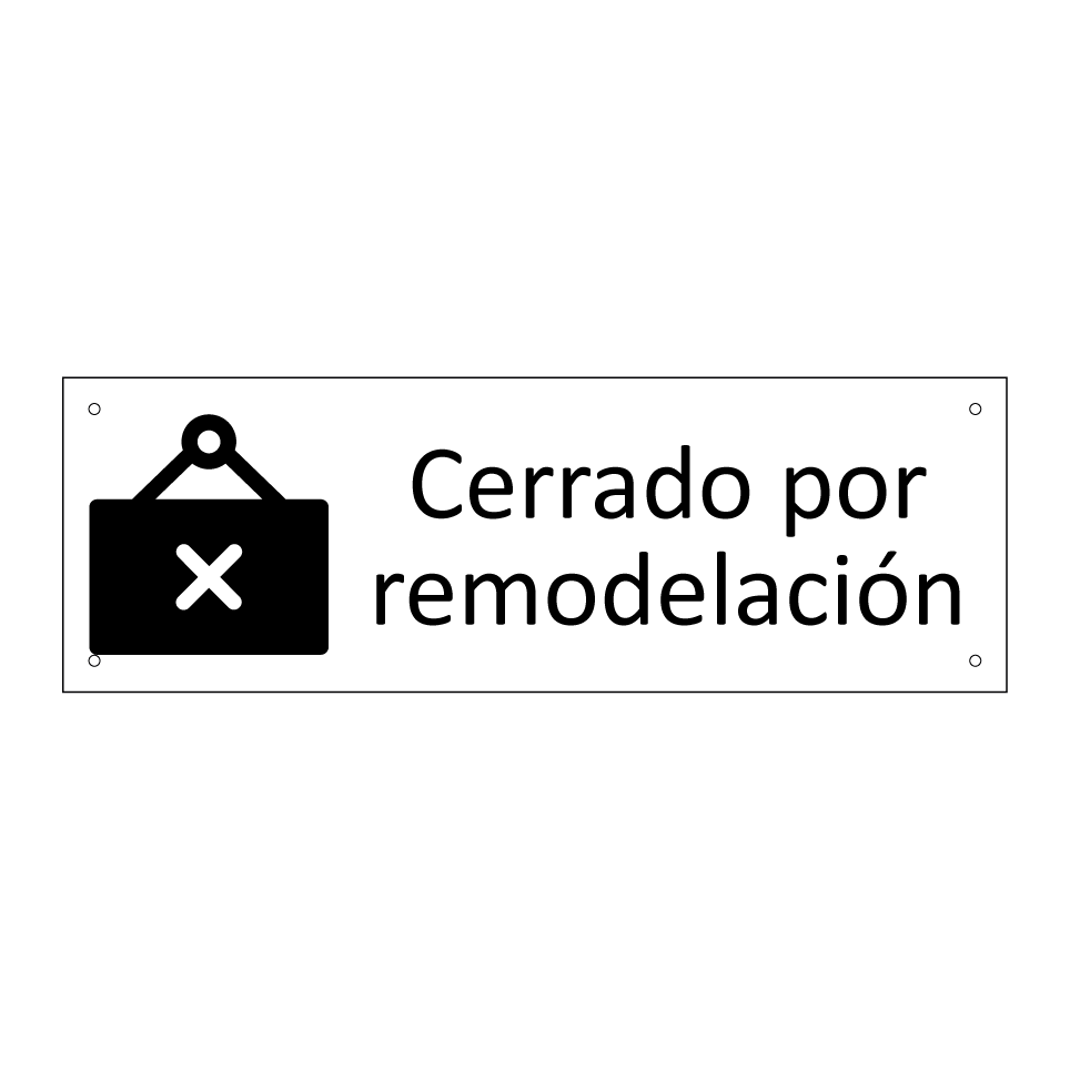 Cerrado por remodelación