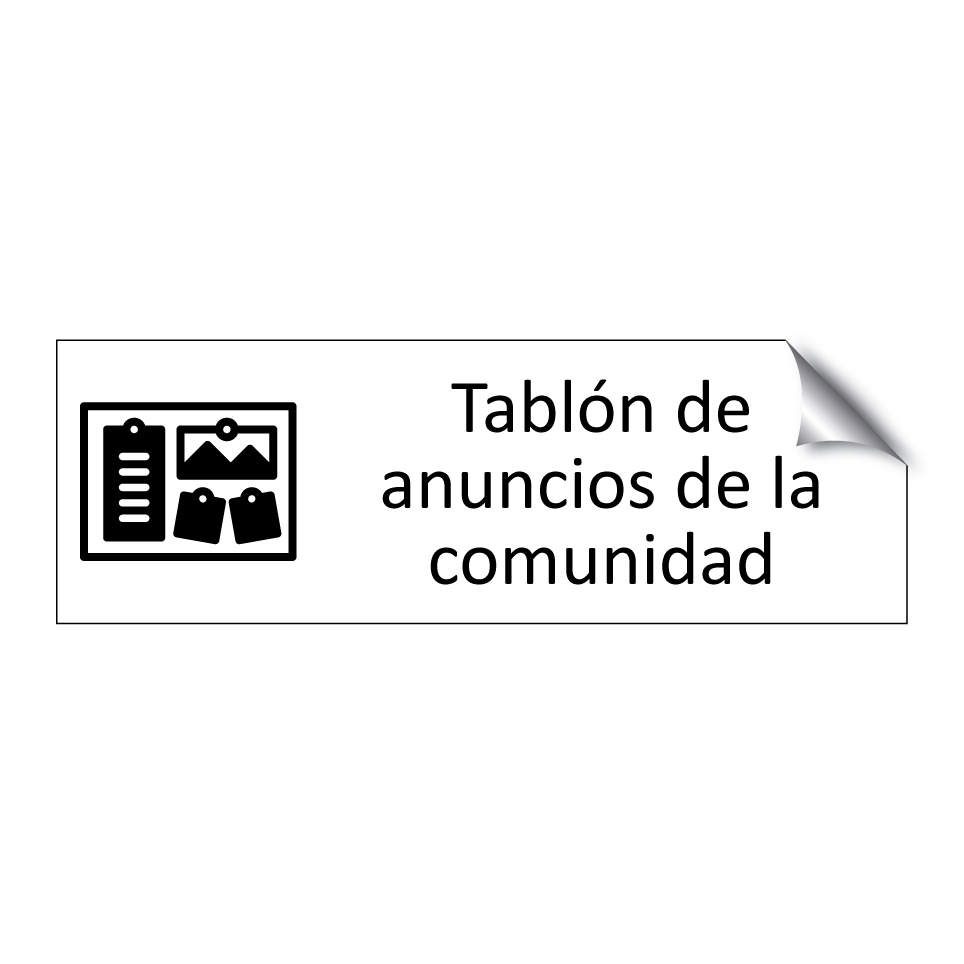 Tablón de anuncios de la comunidad