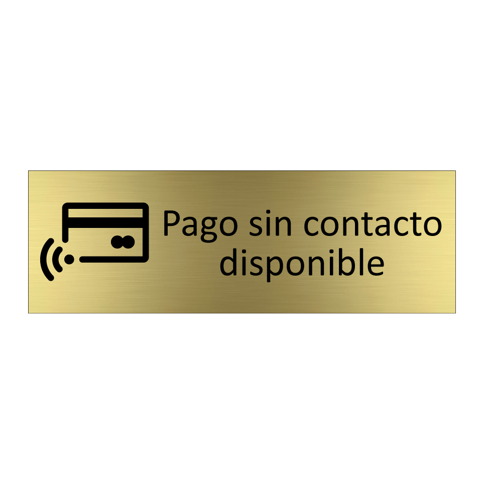 Pago sin contacto disponible