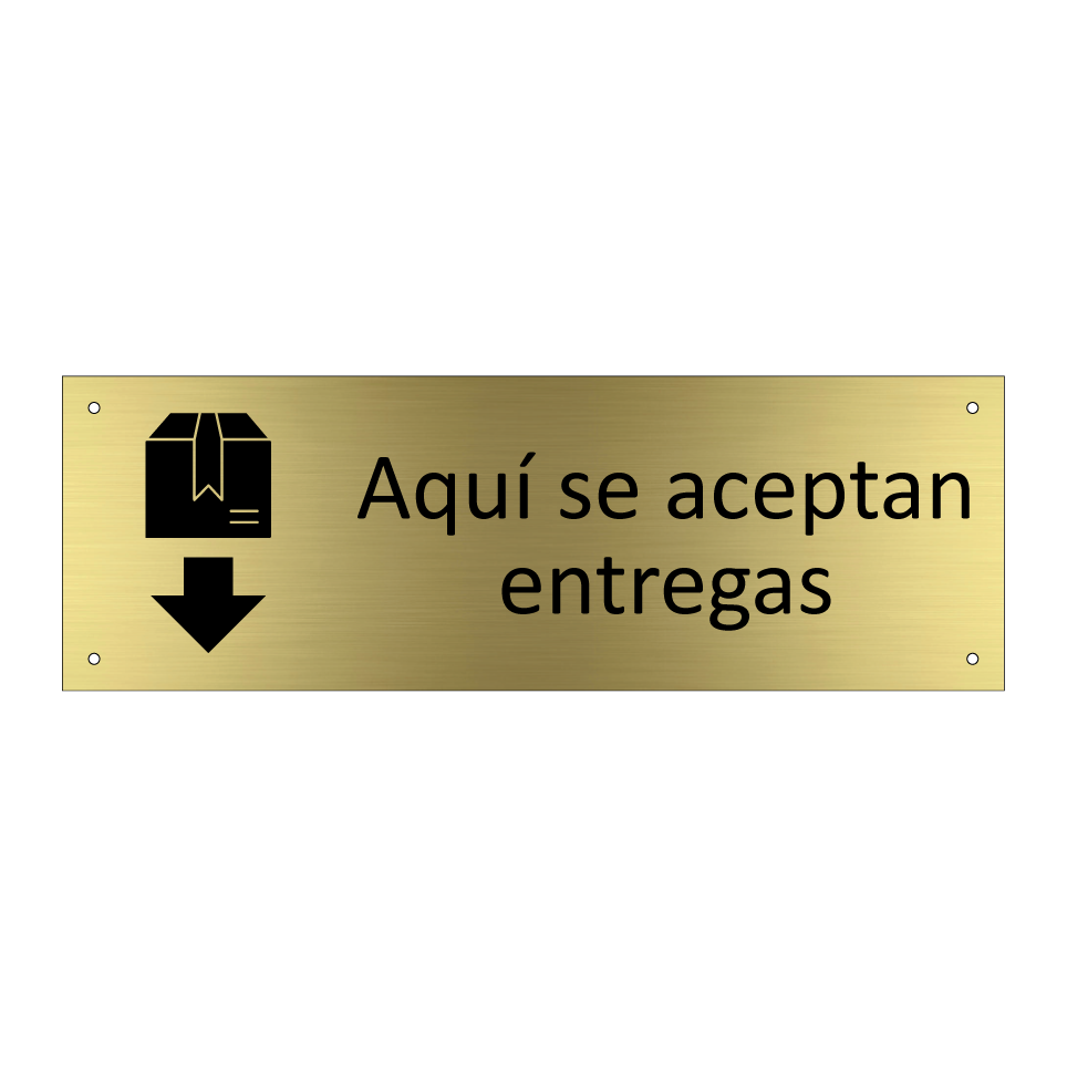 Aquí se aceptan entregas