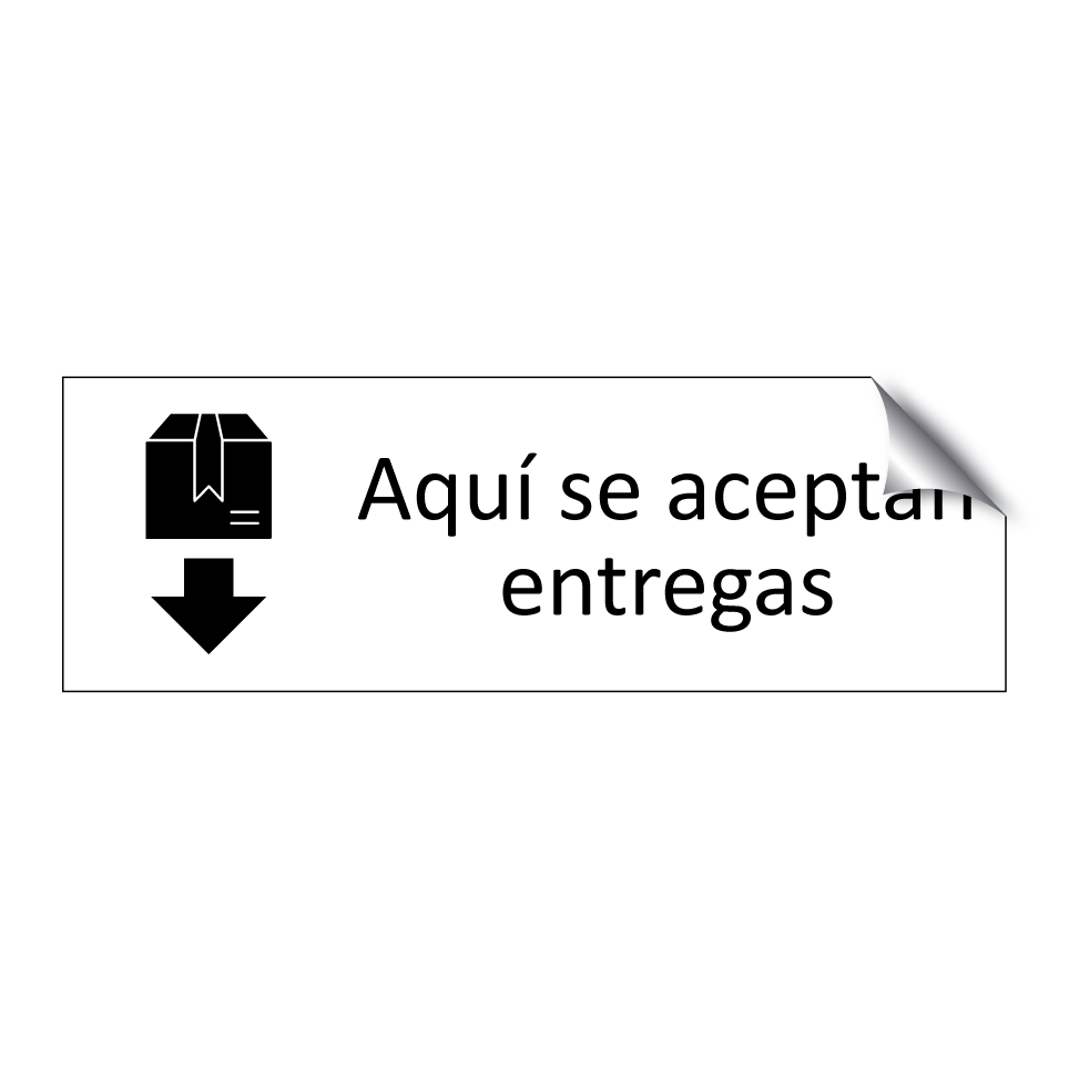 Aquí se aceptan entregas