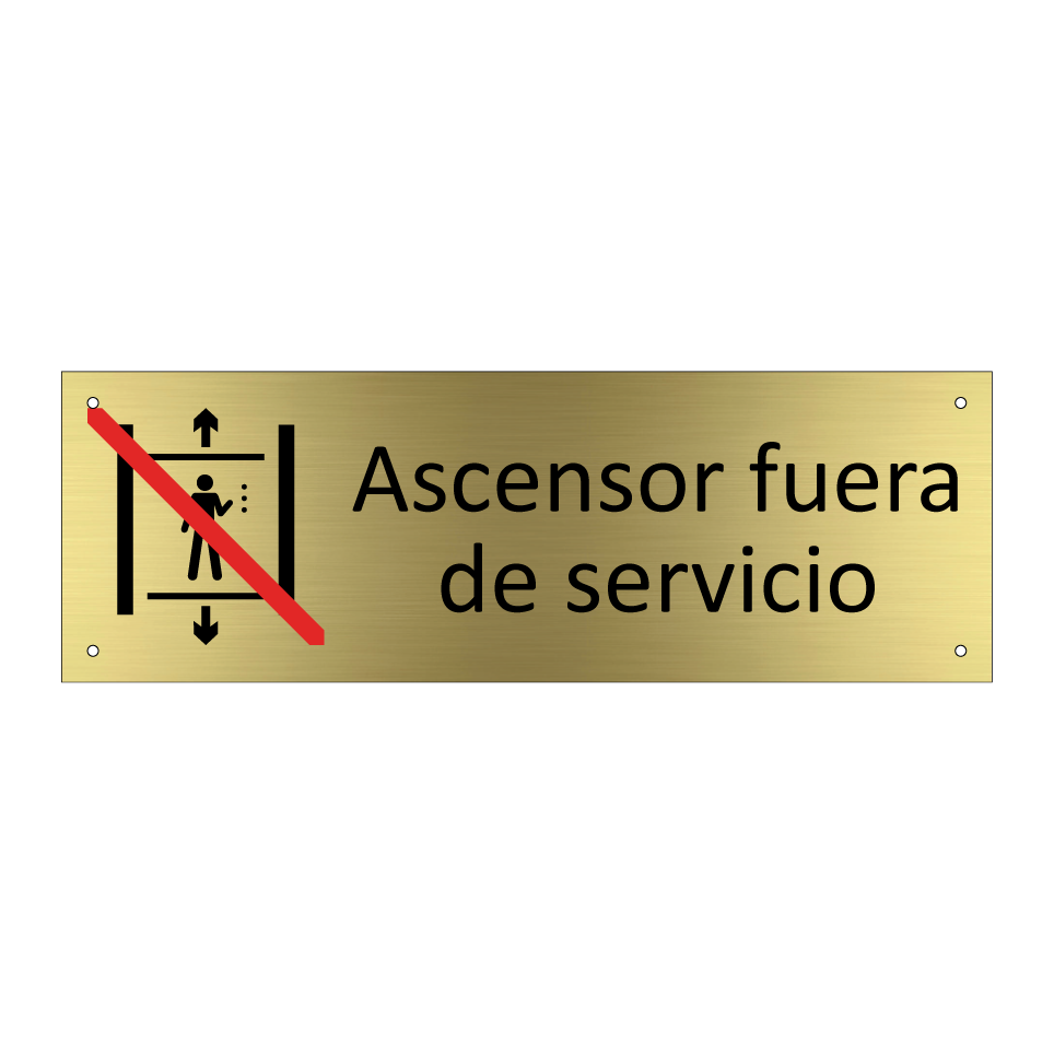 Ascensor fuera de servicio