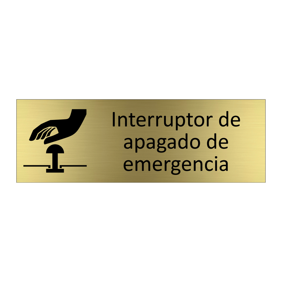Interruptor de apagado de emergencia