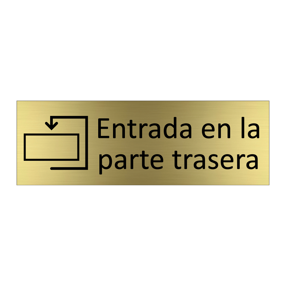 Entrada en la parte trasera