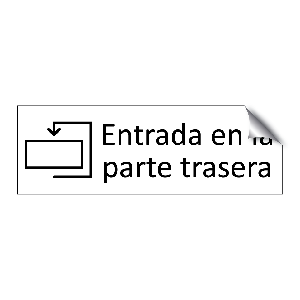 Entrada en la parte trasera