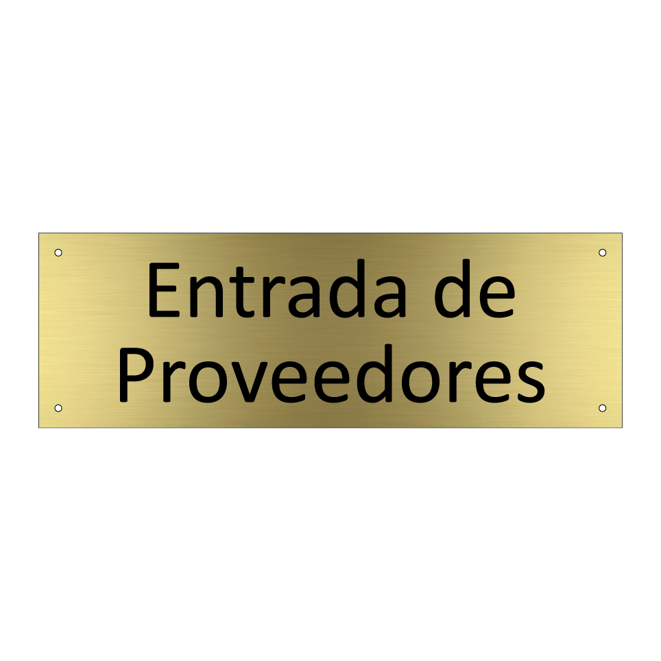 Entrada de Proveedores