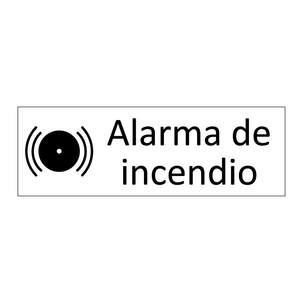 Alarma de incendio