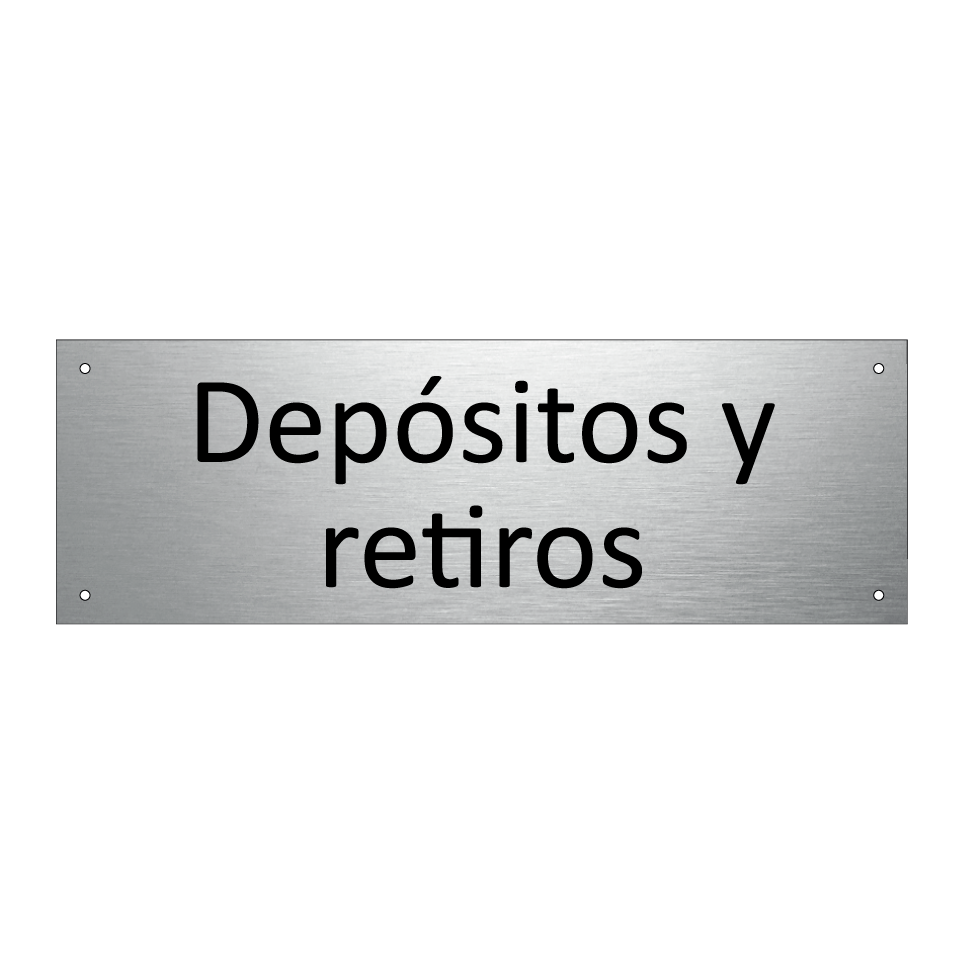Depósitos y retiros