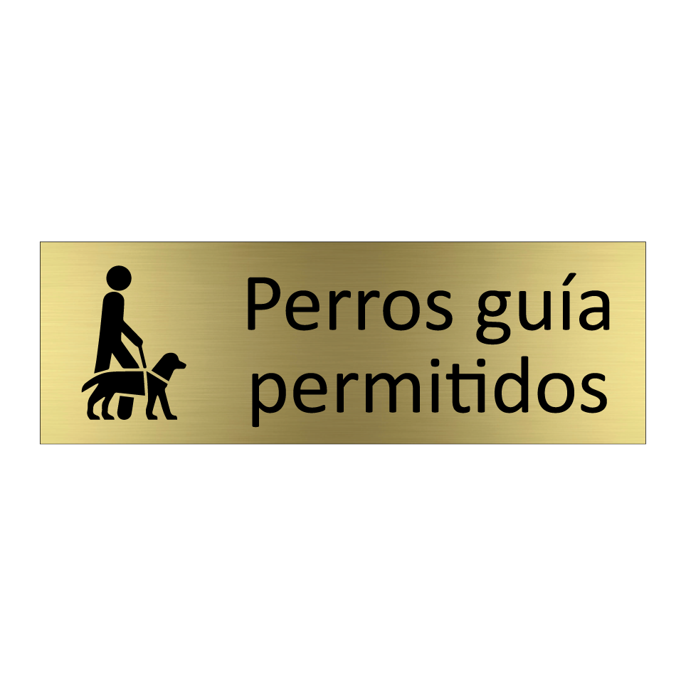 Perros guía permitidos