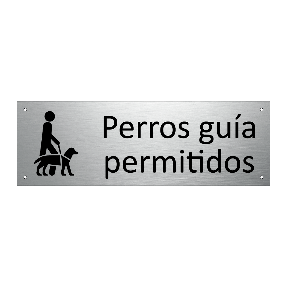 Perros guía permitidos