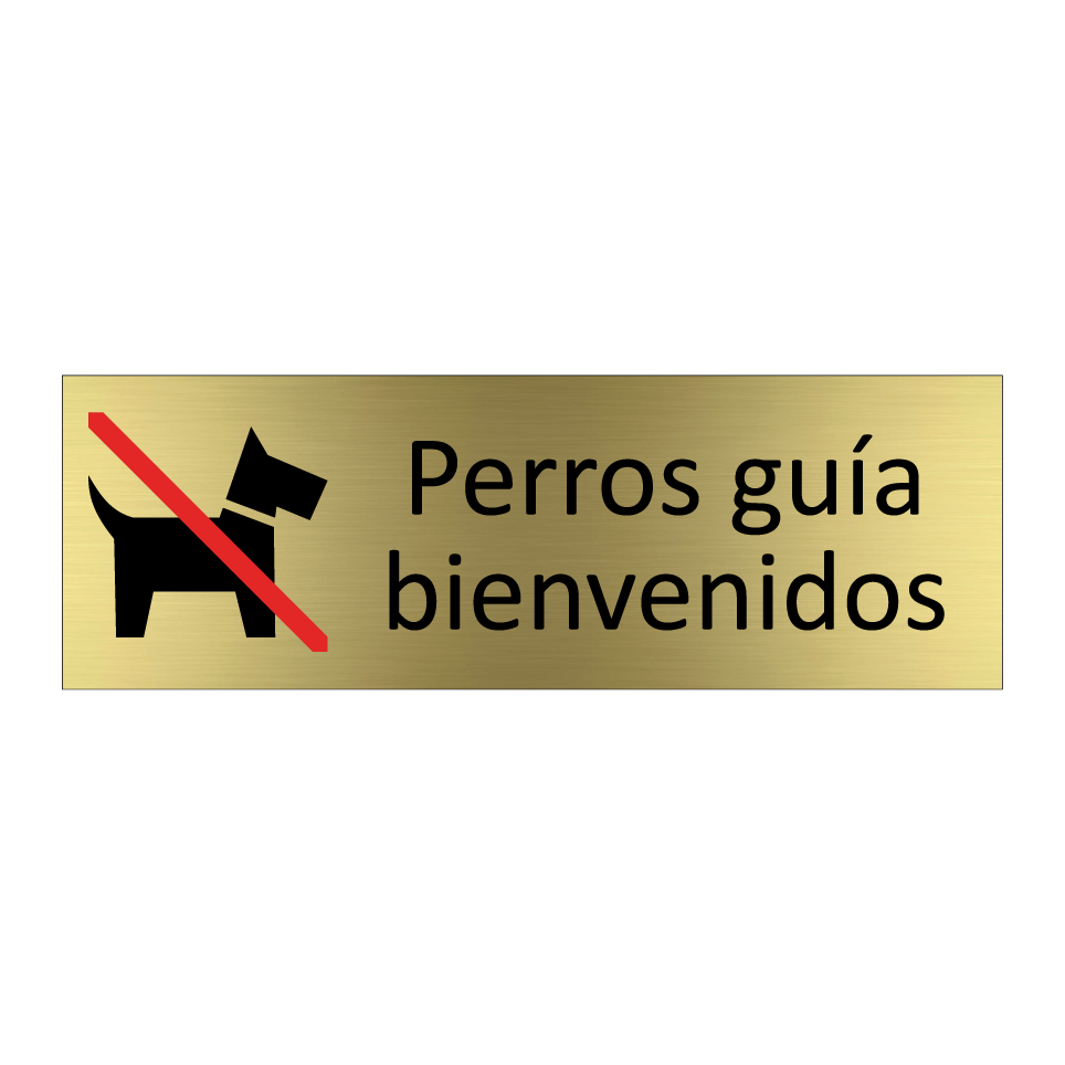 Perros guía bienvenidos