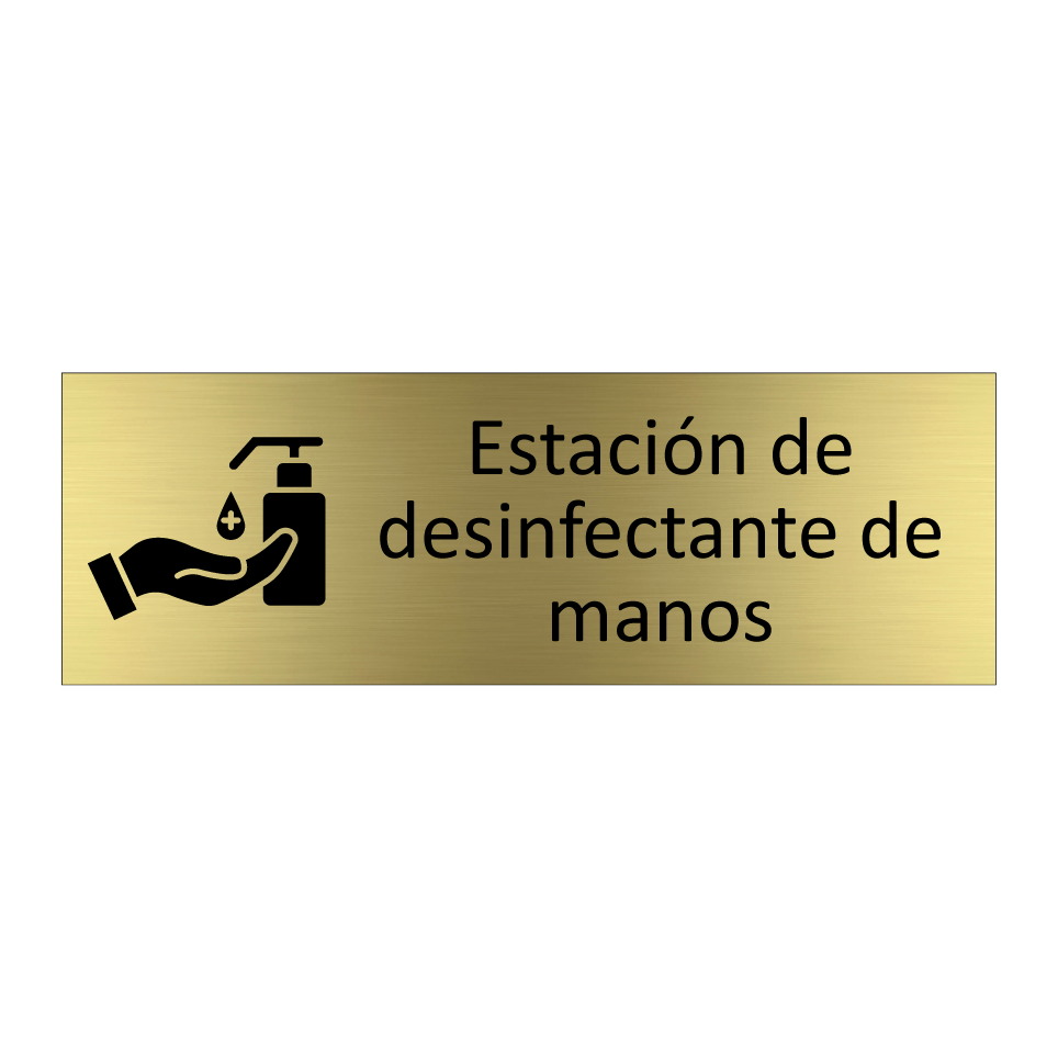 Estación de desinfectante de manos