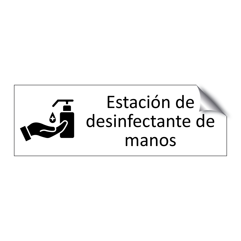 Estación de desinfectante de manos