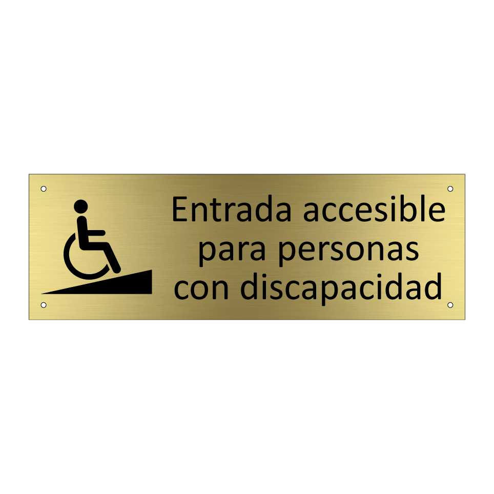 Entrada accesible para personas con discapacidad