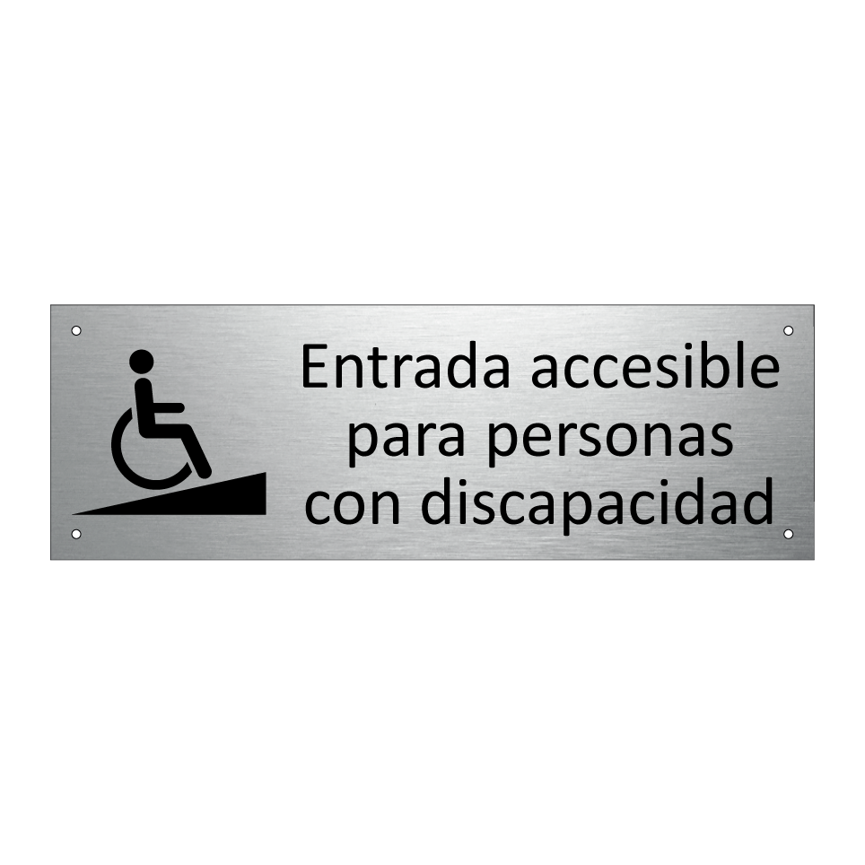 Entrada accesible para personas con discapacidad