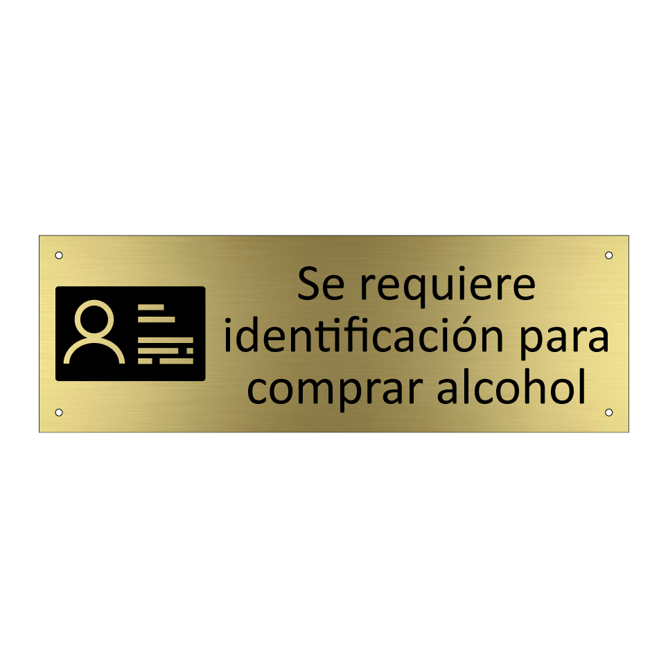 Se requiere identificación para comprar alcohol