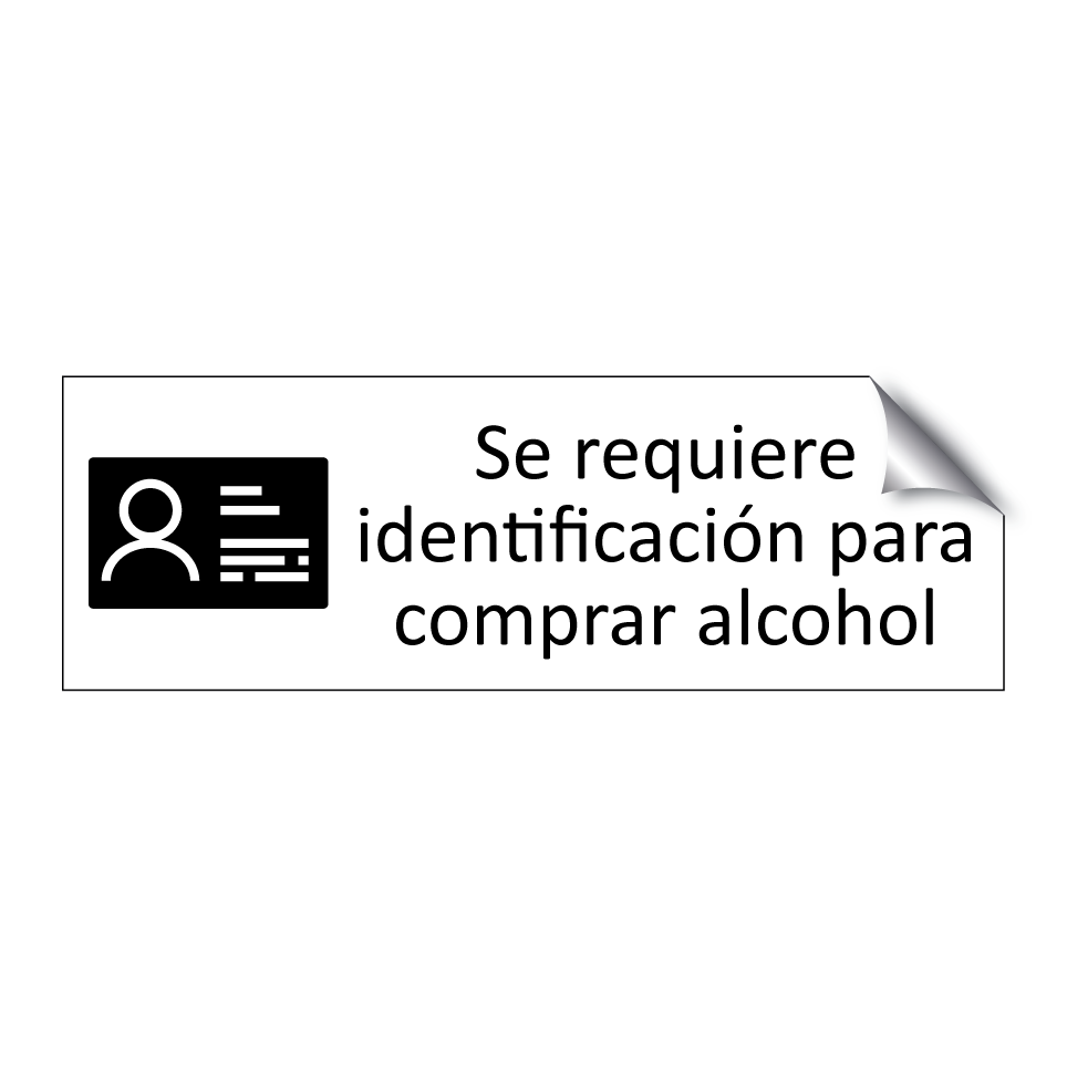 Se requiere identificación para comprar alcohol