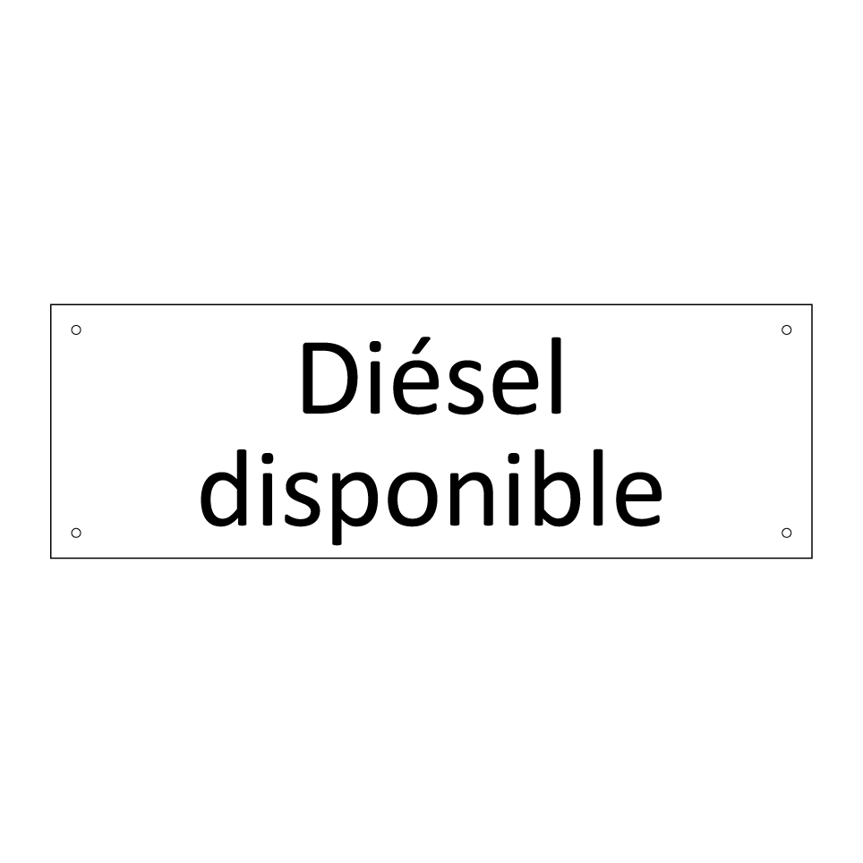 Diésel disponible
