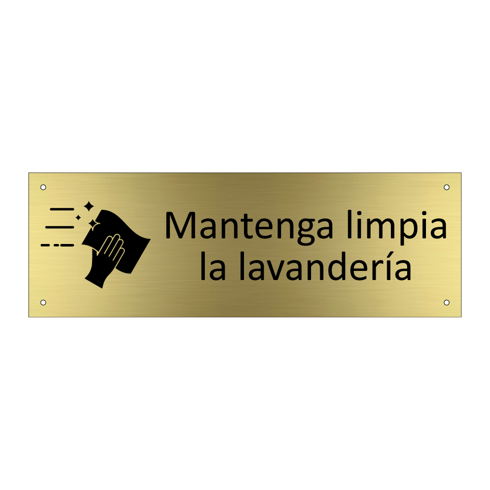 Mantenga limpia la lavandería