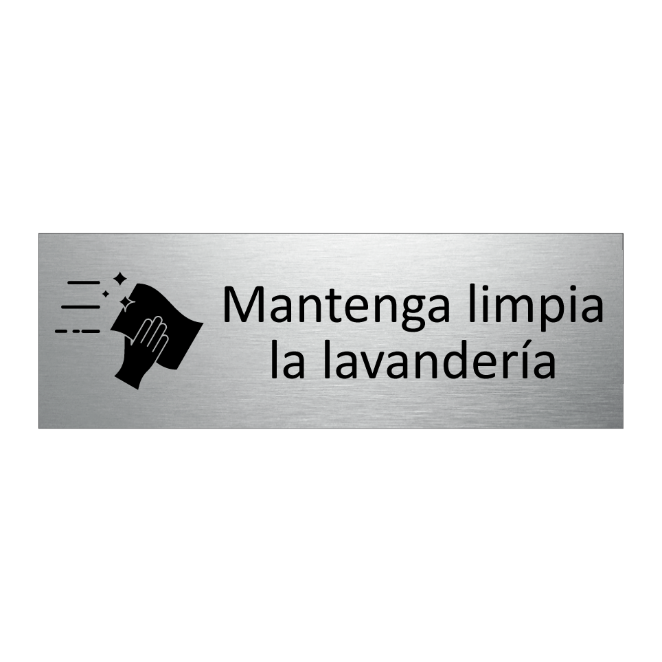 Mantenga limpia la lavandería