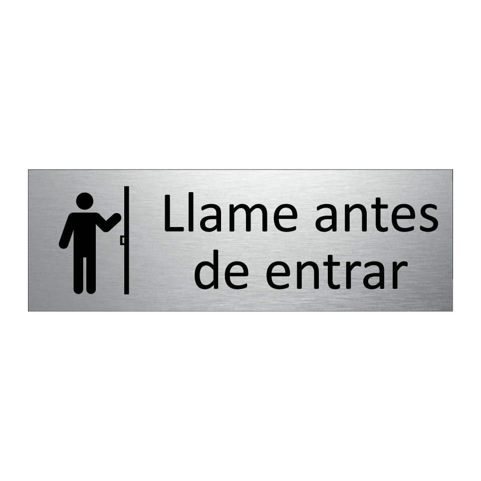 Llame antes de entrar