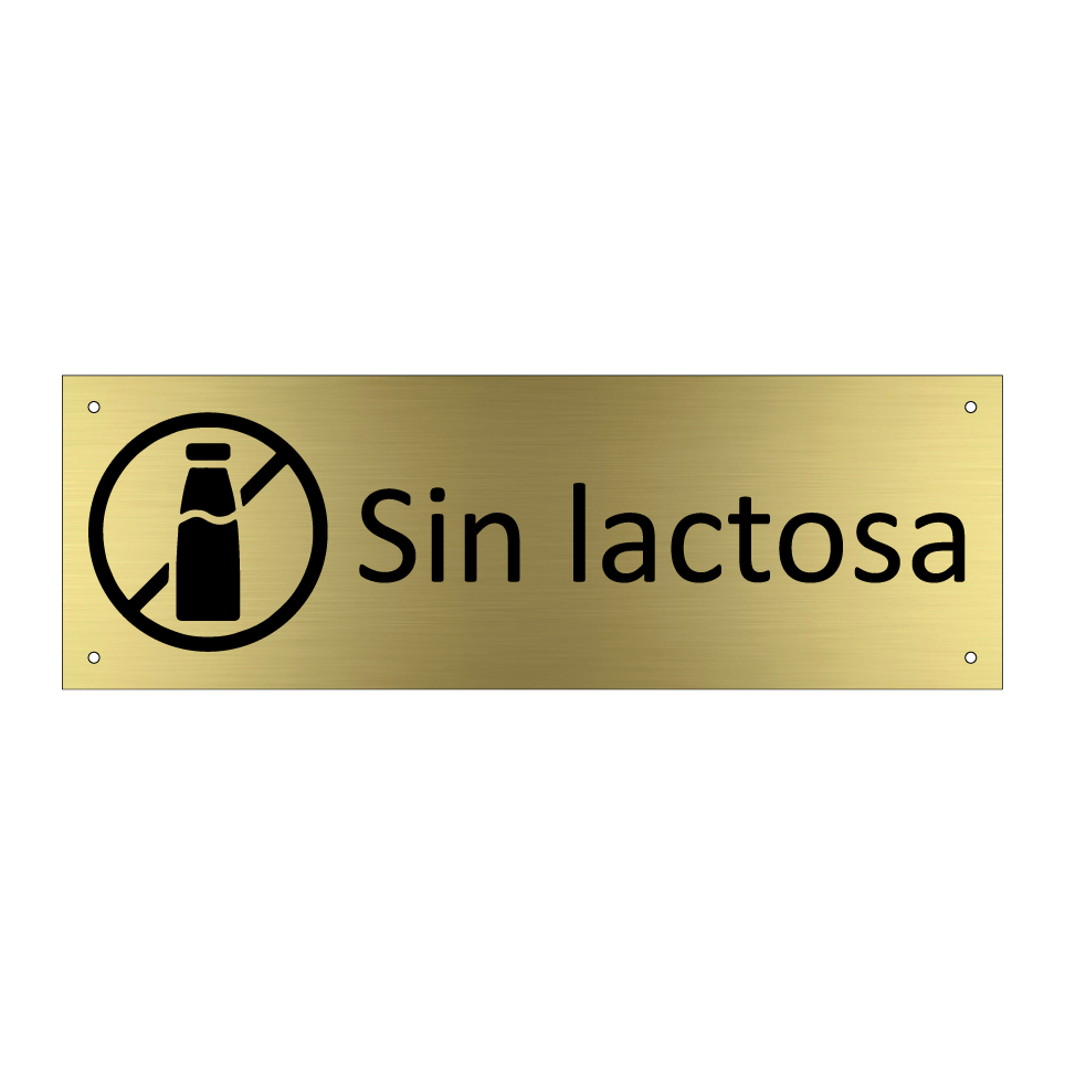 Sin lactosa