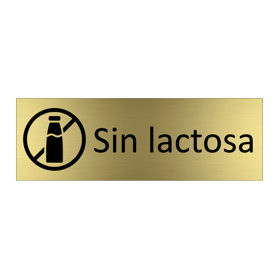 Sin lactosa