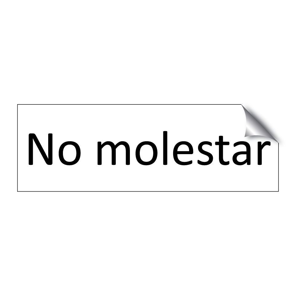 No molestar