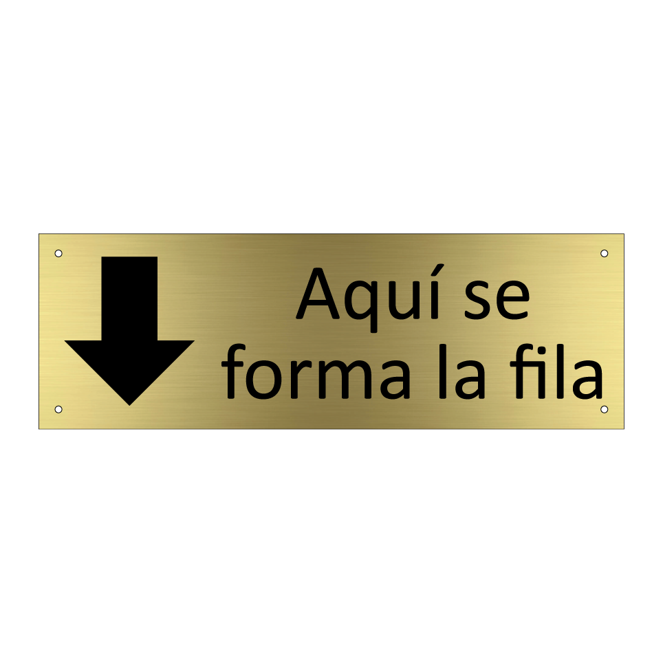 Aquí se forma la fila