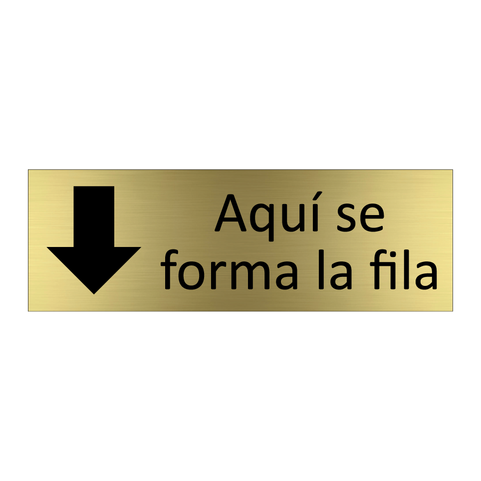 Aquí se forma la fila