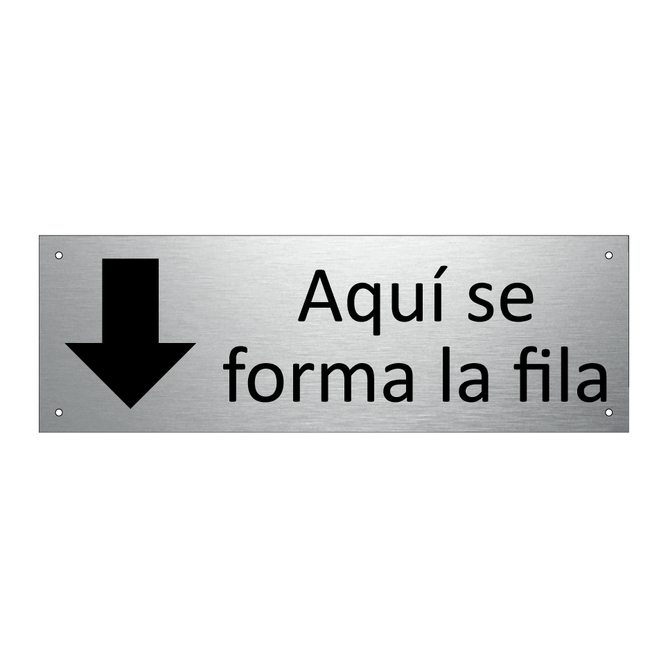 Aquí se forma la fila