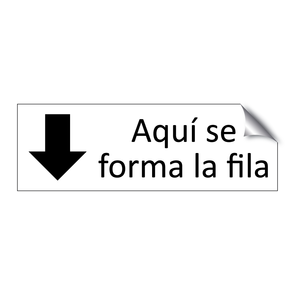 Aquí se forma la fila